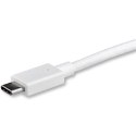 StarTech CDP2DPMM1MW adapter kablowy 1 m USB Type-C DisplayPort Biały StarTech.com