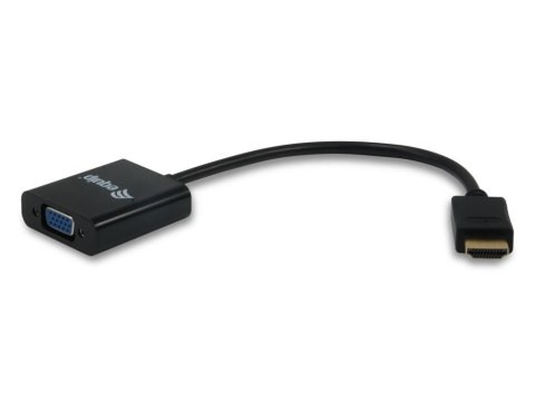 Equip 11903607 adapter kablowy VGA (D-Sub) HDMI Typu A (Standard) Czarny Equip