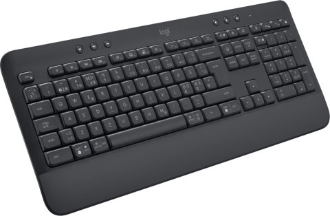 Logitech Signature K650 klawiatura Bluetooth QWERTY Duński, Fiński, Skandynawia, Szwecki Grafitowy Logitech