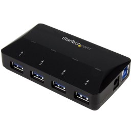 StarTech ST53004U1C huby i koncentratory USB 3.2 Gen 1 (3.1 Gen 1) Type-B 5000 Mbit/s Czarny StarTech.com