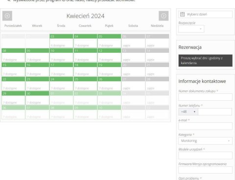 Usługa zdalnej konfiguracji 1 mostu bezprzewodowego CAMSAT USŁUGA