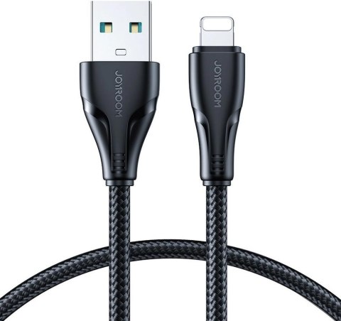 Kabel USB-A / Lightning Joyroom S-UL012A11 120cm 2.4A w oplocie czarny JOYROOM