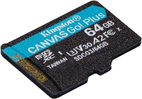 Karta pamięci microSD Kingston Canvas Go Plus microSDXC C10 UHS-I 64GB KINGSTON