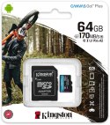 Karta pamięci microSD Kingston Canvas Go Plus microSDXC C10 UHS-I 64GB KINGSTON