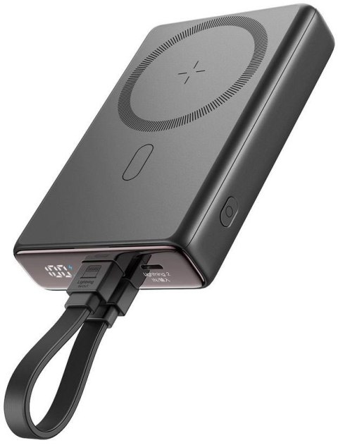 Powerbank Joyroom JR-PBM01 10000mAh 20W 1x USB-C 2x Lightning czarny + kabel JOYROOM