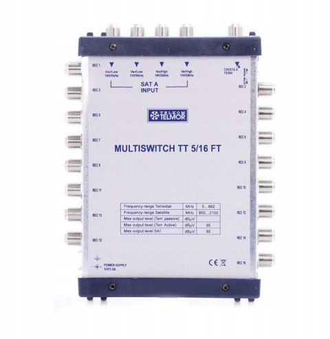 Multiswitch TT 5/16 Telmor - końcowy TELMOR