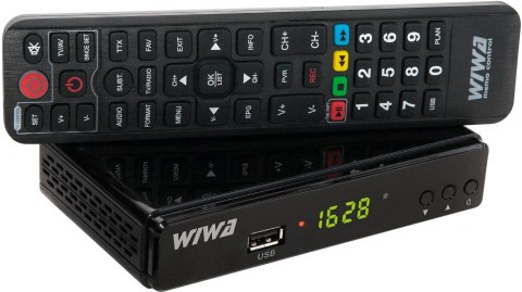 Zestaw Tuner DVB-T/T2 WIWA H.265 + Antena WiFi USB WIWA