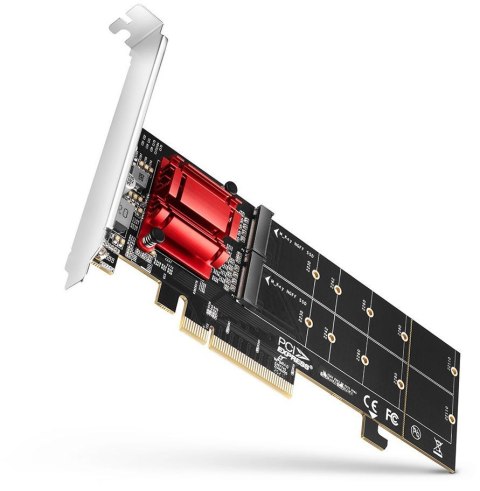 Adapter Axagon PCEM2-ND PCIe 2x NVME M.2 AXAGON