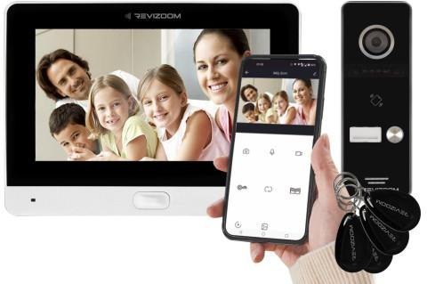 Wideodomofon REVIZOOM RM-T471HD WHITE/RC-411HD-C REVIZOOM