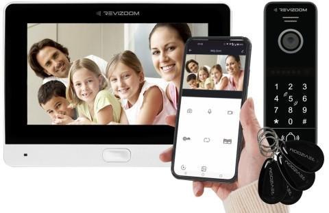 Wideodomofon REVIZOOM RM-T471HD WHITE/RC-411HD-CK REVIZOOM