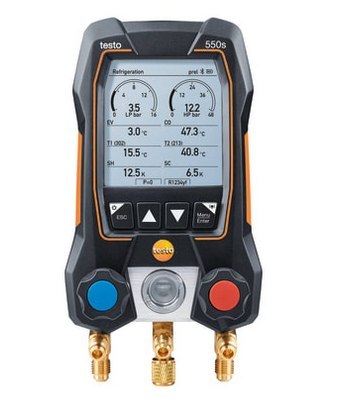 Elektroniczna oprawa zaworowa Testo 550s zestaw Smart 0564 5502 TESTO