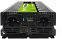 PRZETWORNICA NAPIĘCIA Green Cell PowerInverter LCD 24V -> 230V 3000/6000W CZYSTA SINUSOIDA GREEN CELL