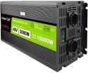 PRZETWORNICA NAPIĘCIA Green Cell PowerInverter LCD 48V -> 230V 5000/10000W CZYSTA SINUSOIDA GREEN CELL