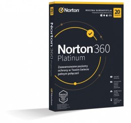 Program antywirusowy Norton 360 Platinum dla 20 urządzeń NORTON