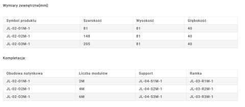 RAMKA 2M 03-R2M-1 (JAVEL) JAVEL