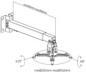 Uchwyt do montażu projektora 2w1 sufitowy/ścienny SPA-P01B Spacetronik SPACETRONIK