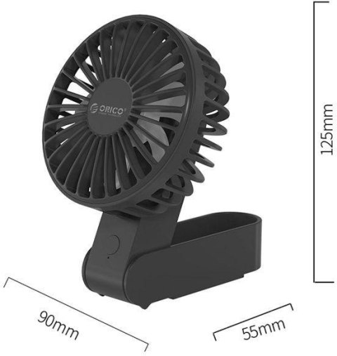 Wentylator przenośny Orico GXZ-F833 USB-C szary ORICO