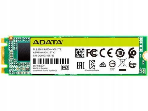 Dysk SSD Adata Ultimate SU650 256GB M.2 TLC 3D 2280 SATA ADATA