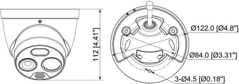 KAMERA TERMOWIZYJNA DAHUA TPC-DF1241-B3F4-S2 DAHUA