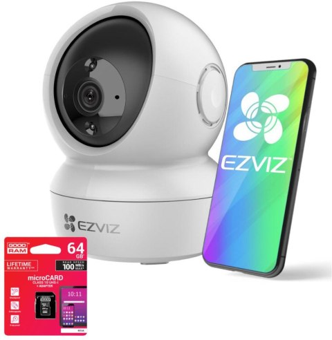 Kamera WiFI EZVIZ H6c (2MP) z kartą pamięci 64GB Goodram EZVIZ