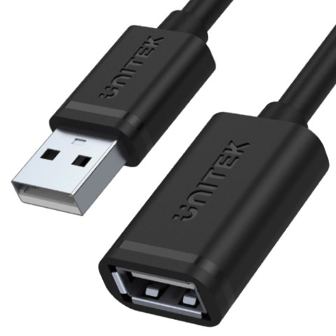 Kabel USB Unitek Y-C428GBK Przedłużacz USB 2.0 AM-AF 1m UNITEK