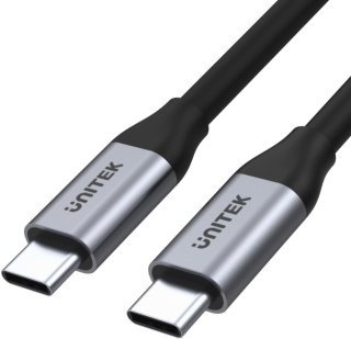 Przewód USB Unitek C14082ABK USB-C na USB-C 10Gbps 4K 60Hz 20V/5A UNITEK