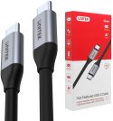 Przewód USB Unitek C14082ABK USB-C na USB-C 10Gbps 4K 60Hz 20V/5A UNITEK