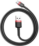 KABEL USB-A -> USB-C Baseus Cafule CATKLF-A91 50cm 3A QC 3.0 CZARNO-CZERWONY W OPLOCIE BASEUS