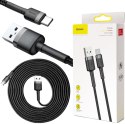 KABEL USB-A -> USB-C Baseus Cafule CATKLF-UG1 300cm 3A QC 3.0 CZARNO-SZARY W NYLONOWYM OPLOCIE BASEUS