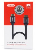 Kabel HDMI Unitek C137W 2.1 8K, UHD, 1,5m UNITEK