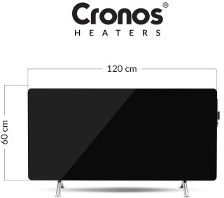 Panel grzewczy IR CRONOS Synthelith GLASS CRG-720TWP Black CRONOS HEATERS