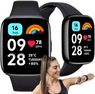 Smartwatch Xiaomi Redmi Watch 3 Active czarny XIAOMI