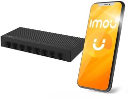 Switch Imou 8-portowy SF108C plastikowa obudowa 100Mbps IMOU