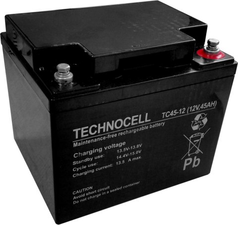 Akumulator AGM TECHNOCELL serii TC 12V 45Ah TECHNOCELL