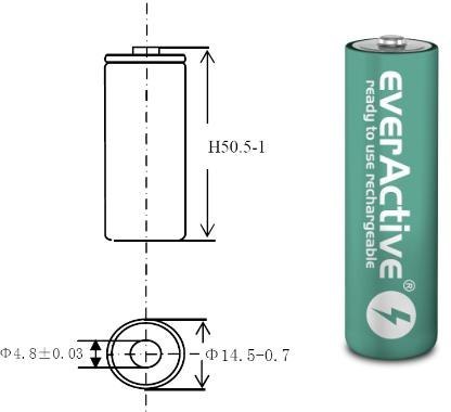 Akumulatorki AA / R06 Ni-MH everActive 1100mAh Infinity Line 3000 cykli (blister 4 szt.) EVERACTIVE