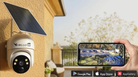 Kamera IP bezprzewodowa 4G LTE obrotowa z panelem solarnym Orllo TZ1 PRO ORLLO