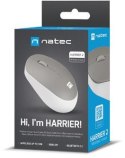 Mysz bezprzewodowa Natec Harrier 2 1600dpi Bluetooth biało-szary NATEC