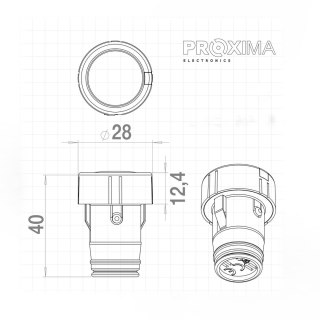 Pilot Proxima Zapalniczka BE4 (Beninca 433.92MHz) BI:KLIK PROXIMA