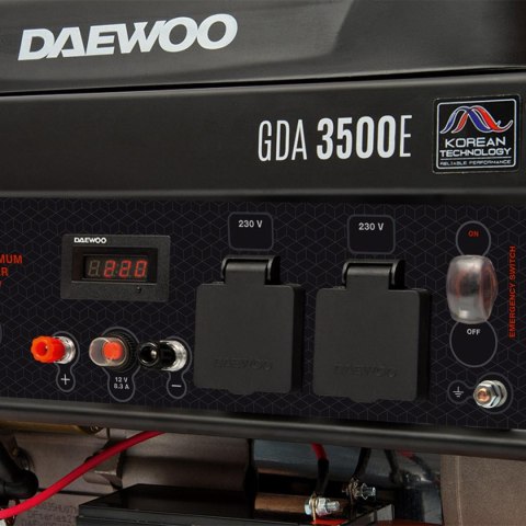 ZESTAW AWARYJNEGO ZASILANIA AGREGAT DAEWOO GDA 3500E + UPS POWERWALKER VFI 1000 AT FR DAEWOO POWER PRODUCTS