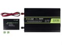 ZESTAW PRZETWORNICA Green Cell 12V->230V 300W/600W CZYSTY SINUS + AKUMULATOR AGM 12V 45Ah GREEN CELL