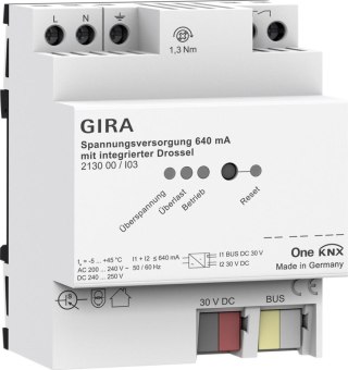 GIRA zasilacz 640 mA z dławikiem KNX ONE 213000 GIRA