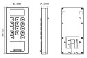 TERMINAL KONTROLI DOSTĘPU HIKVISION DS-K1T502DBFWX-C HIKVISION