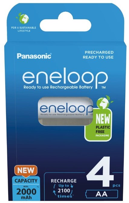 Akumulatorki AA / R6 Panasonic Eneloop 2000mAh BK-3MCDE/4BE (blister 4 szt.) PANASONIC