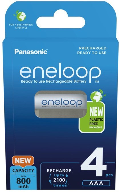 Akumulatorki R03 / AAA Panasonic Eneloop 800mAh BK-4MCDE/4BE (blister 4 szt.) PANASONIC