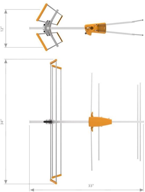 Antena VHF Televes Yagi V BIII, ref. 106601 TELEVES