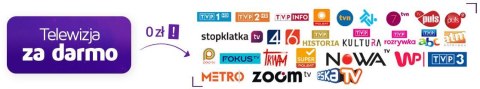 Antena pokojowa DVB-T2 Spacetronik Locus TV zasilacz 45dB SPACETRONIK