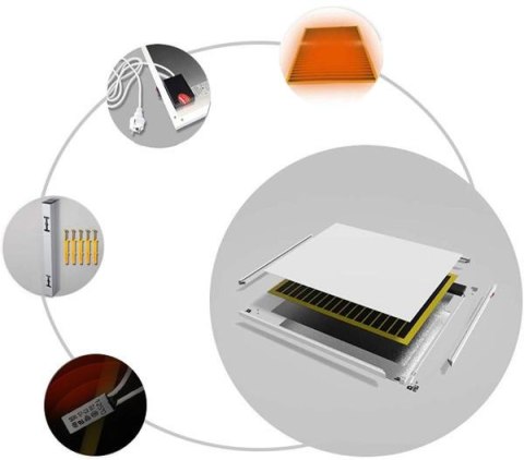 Panel grzewczy CRONOS GRAPHENE PRO CGP-1100TWP CRONOS HEATERS