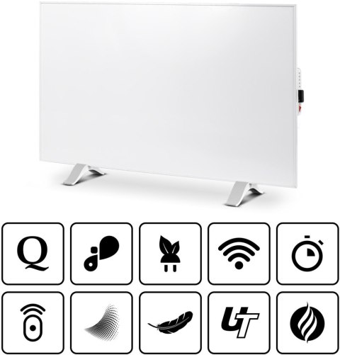 Panel grzewczy IR CRONOS Synthelith PRO CRP-600TWP TUYA white CRONOS HEATERS