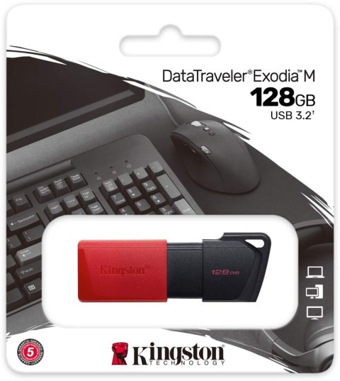 Pendrive Kingston Data Traveler Exodia M 128GB USB3.2 Gen1 KINGSTON