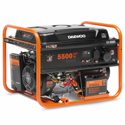 ZESTAW AGREGAT PRĄDOTWÓRCZY DAEWOO GDA 6500E 5.5kW + 2x GENERATOR OIL SAE 10W-30 DWO 600 DAEWOO POWER PRODUCTS